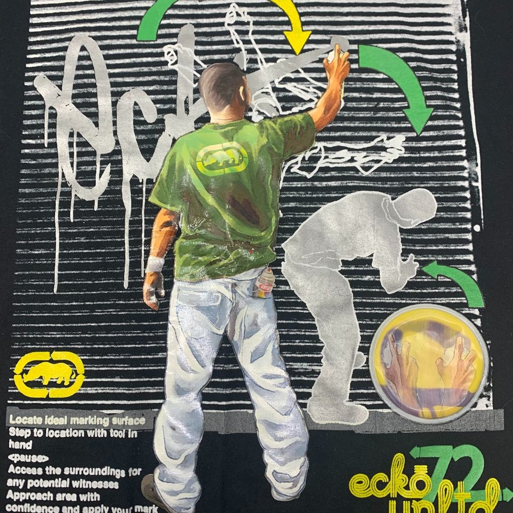 Ecko Unltd Vinatge T-shirt - Graffiti - XL